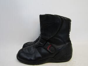 Alpinestars Mens Sz 8 US 40.5 EUR Black Zip Street Bike Motorcycle Riding Boots